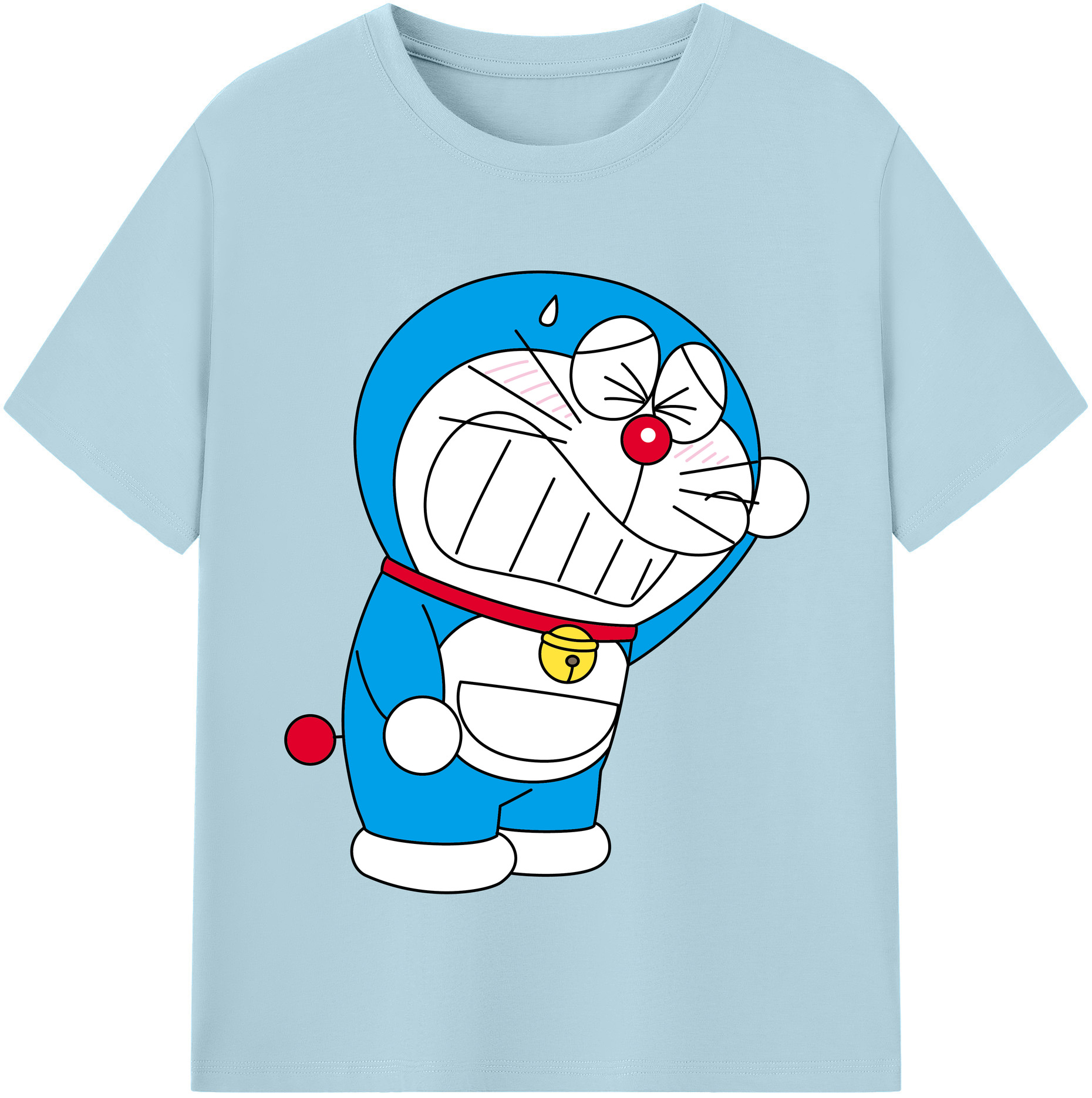 （画像用） ドラえもん Doraemon 綿100％半袖Tシャツ（フロントプリント）